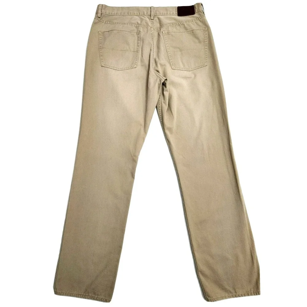 Polo Ralph Lauren Straight Pants Men's 36x34* Beige 5-Pocket Twill Jeans